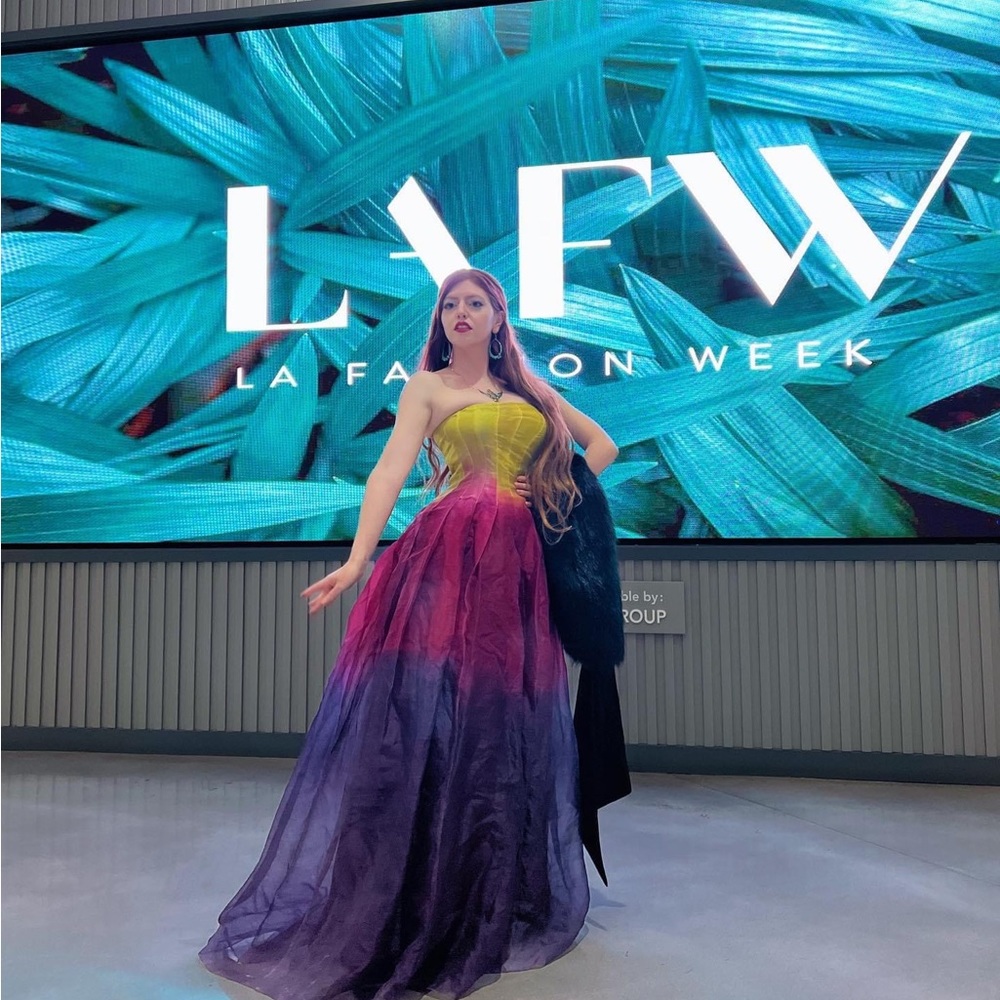 Gown by Lee Young-hee  @lafw #lafw2022 #lafw #ombre extra small